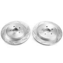 गैलरी व्यूवर में इमेज लोड करें, Power Stop 16-19 Lexus RX350 Rear Evolution Drilled &amp; Slotted Rotors - Pair