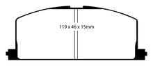 Carica l&#39;immagine nel visualizzatore di Gallery, EBC 83-86 Toyota Camry 2.0 Redstuff Front Brake Pads
