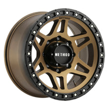Cargar imagen en el visor de la galería, Method MR312 17x8.5 0mm Offset 8x170 130.81mm CB Method Bronze/Black Street Loc Wheel