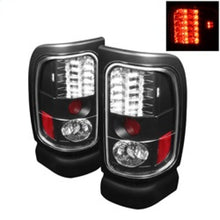 Carica l&#39;immagine nel visualizzatore di Gallery, Spyder Dodge Ram 1500 94-01/Ram 2500/3500 94-02 LED Tail Lights Black ALT-YD-DRAM94-LED-BK