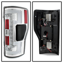 Charger l&#39;image dans la galerie, Spyder 17-18 Ford F-250 Super Duty (Excl LED Models) LED Tail Lights - Chrome (ALT-YD-FS17-LED-C)