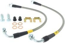 Laden Sie das Bild in den Galerie-Viewer, StopTech 06-09 Pontiac Solstice Stainless Steel Front Brake Line Kit