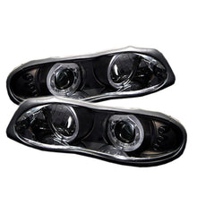Laden Sie das Bild in den Galerie-Viewer, Spyder Chevy Camaro 98-02 Projector Headlights LED Halo LED Blk - Low H1 PRO-YD-CCAM98-HL-BK