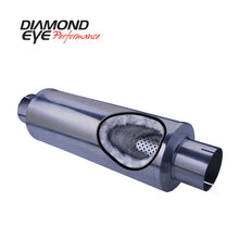 Carica l&#39;immagine nel visualizzatore di Gallery, Diamond Eye MFLR 5inID SGL IN/SGL OUT 7inDIA X 24in BODY 30in LENGTH PERF SLOTTED ENDS 409 SS