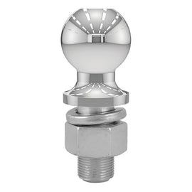 Curt 2-5/16in Trailer Ball (1-1/4in x 2-3/4in Shank 20000lbs Chrome)