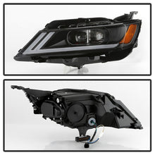 Charger l&#39;image dans la galerie, xTune 14-18 Chevy Impala (Excl Limited) DRL Halogen Proj Headlights - Blk (PRO-JH-CIM15-LB-BK)