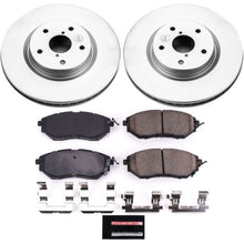Carica l&#39;immagine nel visualizzatore di Gallery, Power Stop 06-07 Subaru B9 Tribeca Front Z17 Evolution Geomet Coated Brake Kit