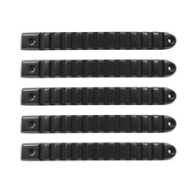 Load image into Gallery viewer, DV8 Offroad 2007-2018 Jeep JK Black Rail Style Door Handle Inserts - Set Of 5