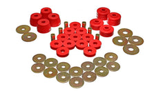 Laden Sie das Bild in den Galerie-Viewer, Energy Suspension Body Mount Bushing Sets - Red