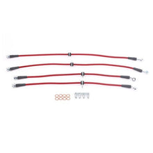Cargar imagen en el visor de la galería, Power Stop 10-15 Chevrolet Camaro Front &amp; Rear SS Braided Brake Hose Kit