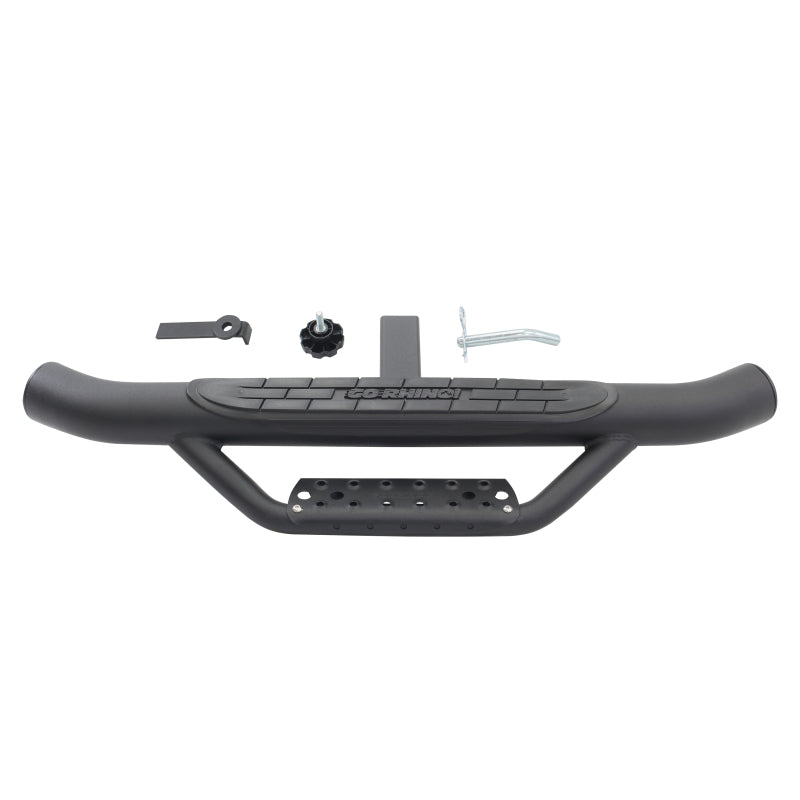 Go Rhino Dominator Hitch Step - Black - 2to4wheels