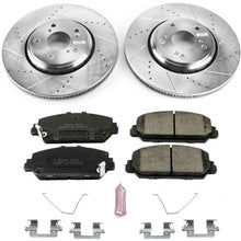 Carica l&#39;immagine nel visualizzatore di Gallery, Power Stop 17-18 Acura ILX Front Z23 Evolution Sport Brake Kit