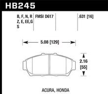 Charger l'image dans la galerie, Hawk 94-01 Acura Integra (excl Type R)  Blue 9012 Race Front Brake Pads