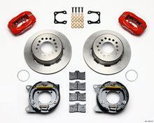 गैलरी व्यूवर में इमेज लोड करें, Wilwood Forged Dynalite P/S Park Brake Kit Red Chevy 12 Bolt-Spec 3.15in Brng Stggrd mt