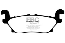 Charger l&#39;image dans la galerie, EBC 05-07 Hummer H3 3.5 Greenstuff Rear Brake Pads