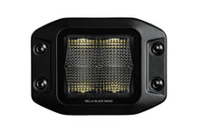 Laden Sie das Bild in den Galerie-Viewer, Hella Universal Black Magic 3.2in L.E.D. Cube Kit - Flood Beam (Flush Mount)