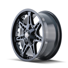 Cargar imagen en el visor de la galería, Mayhem 8060 Missile 18x9 / 8x180 BP / 18mm Offset / 124.1mm Hub Black Wheel