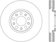 Charger l&#39;image dans la galerie, StopTech 13+ Dodge Dart Performance Slotted &amp; Drilled Front Right Rotor