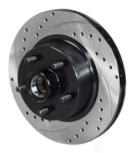 गैलरी व्यूवर में इमेज लोड करें, Wilwood Rotor Front SRP Drilled &amp; Slotted Black - 65-69 Ford Mustang 5x4.5BC