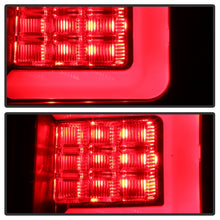 Carica l&#39;immagine nel visualizzatore di Gallery, Spyder 07-10 Jeep Grand Cherokee Light Bar LED Tail Lights - Black ALT-YD-JGC07V2-LB-BK