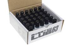 Load image into Gallery viewer, Muteki HR38 Open End Lug Nuts 12x1.25 Black Chrome / Yellow Ring