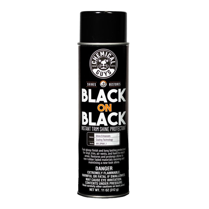 Chemical Guys Black on Black Instant Trim Shine Spray Dressing - 11oz - Single