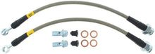 Charger l&#39;image dans la galerie, StopTech 89-98 Nissan 240SX (OE Upgrade) Stainless Steel Rear Brake Lines