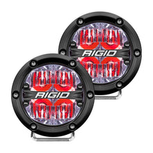 Carica l'immagine nel visualizzatore di Gallery, Rigid Industries 360-Series 4in LED Off-Road Drive Beam - Red Backlight (Pair)