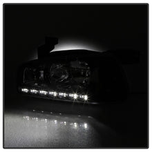 गैलरी व्यूवर में इमेज लोड करें, Xtune Dodge Charger 06-10 1Pc LED Crystal Headlights Black HD-ON-DCH05-1PC-LED-BK
