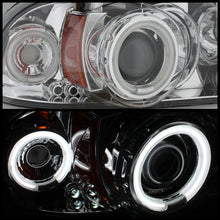 Laden Sie das Bild in den Galerie-Viewer, Spyder Dodge Dakota 97-04/Durango 98-03 1PC Projector Headlights LED Halo LED Chrm PRO-YD-DDAK97-C