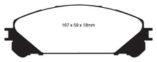 Carica l&#39;immagine nel visualizzatore di Gallery, EBC 10+ Lexus RX350 3.5 (Japan) Greenstuff Front Brake Pads