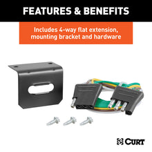 Load image into Gallery viewer, Curt Custom Towed-Vehicle RV Wiring Harness - 19-21 GM 1500/2500HD/3500HD 4WD
