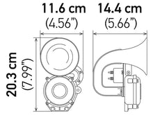 Cargar imagen en el visor de la galería, Hella Horn Kit Bx Black Air 1Tone 12/24V
