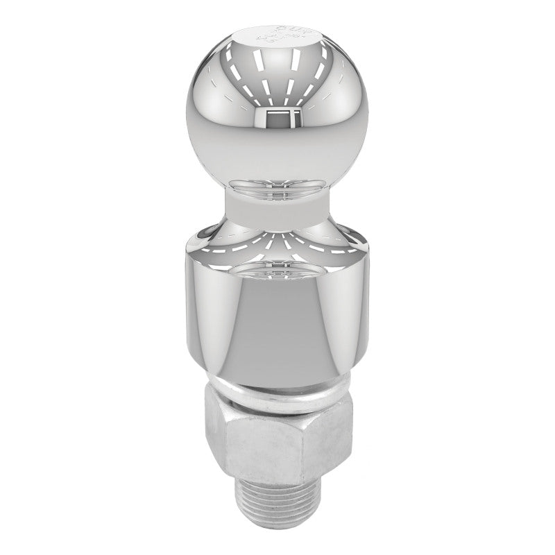 Curt 1-7/8in Trailer Ball (1in x 2-3/16in Shank 1in Rise 3500lbs Chrome)