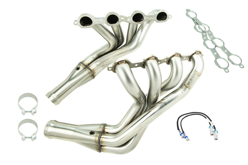 Kooks 06-13 Chevrolet Corvette Z06 ZR1 Header and Green Catted Connection Kit-3in x 3in X-Pipe