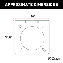 Load image into Gallery viewer, Curt Connector Mounting Bracket for 7-Way USCAR Socket