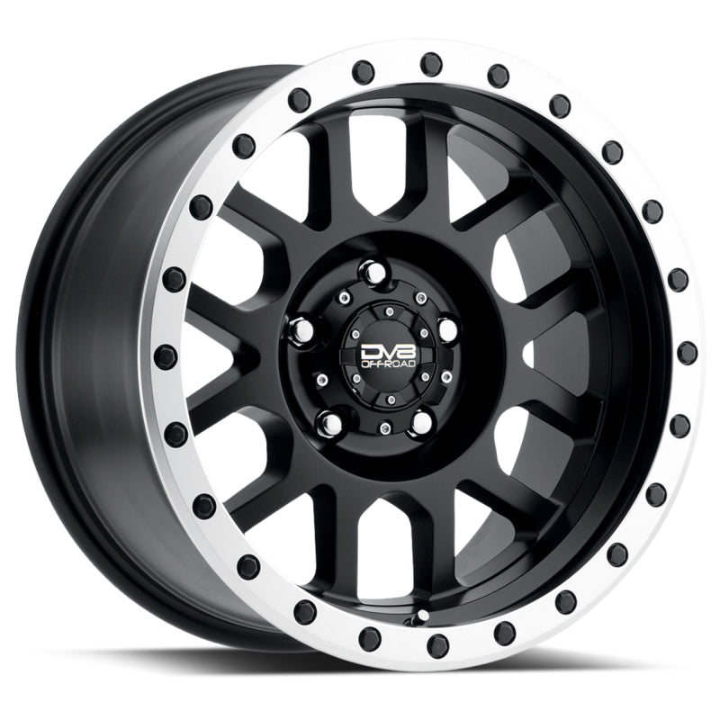 DV8 Offroad 883 Beadlock 17x9 5x127 -12MM Aluminum Wheels Matte Black