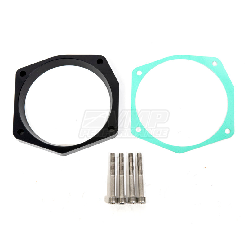 VMP Performance Predator 105mm Throttle Body Adapter Plate Kit - Black Anodized