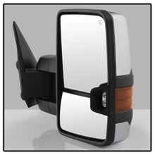 Charger l&#39;image dans la galerie, xTune Chevy Silverado 03-06 Heated Amber Signal Telescoping Mirrors Chrome MIR-CS03S-G3C-PWH-AM-SET