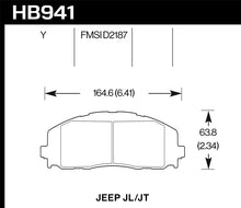 Laden Sie das Bild in den Galerie-Viewer, Hawk 2018 Jeep Wrangler Rubicon LTS Street Front Brake Pads