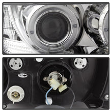 Carica l&#39;immagine nel visualizzatore di Gallery, Spyder BMW Z3 96-02 Projector Headlights LED Halo Chrome High H1 Low H1 PRO-YD-BMWZ396-HL-C