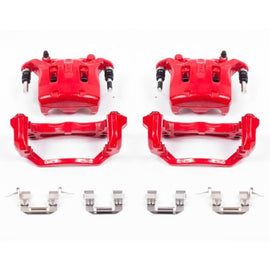 Power Stop 08-12 Infiniti EX35 Front Red Calipers w/Brackets - Pair - 2to4wheels