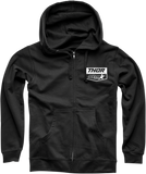 THOR Star Racing Zip-Up Fleece - Black - Small 3050-5315