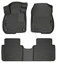 Carica l'immagine nel visualizzatore di Gallery, Husky Liners 2017 Honda CR-V Weatherbeater Black Front &amp; 2nd Seat Floor Liners
