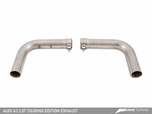 Cargar imagen en el visor de la galería, AWE Tuning Audi 8V A3 Touring Edition Exhaust - Dual Outlet Diamond Black 90 mm Tips