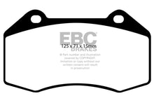 गैलरी व्यूवर में इमेज लोड करें, EBC 07-08 Chevrolet Cobalt 2.0 Supercharged (SS) Yellowstuff Front Brake Pads