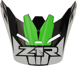 Z1R Youth Rise Visor Kit - Ascend - Green 0133-1057