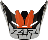 Z1R Youth Rise Visor Kit - Ascend - Orange 0133-1059