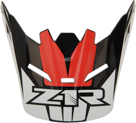 Z1R Youth Rise Visor Kit - Ascend - Red 0133-1060