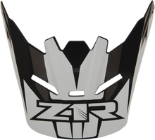Laden Sie das Bild in den Galerie-Viewer, Z1R Youth Rise Visor Kit - Ascend - Matte Black/White 0133-1063
